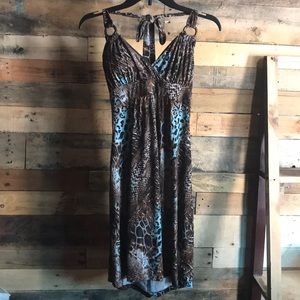 Summer Animal Print Dress